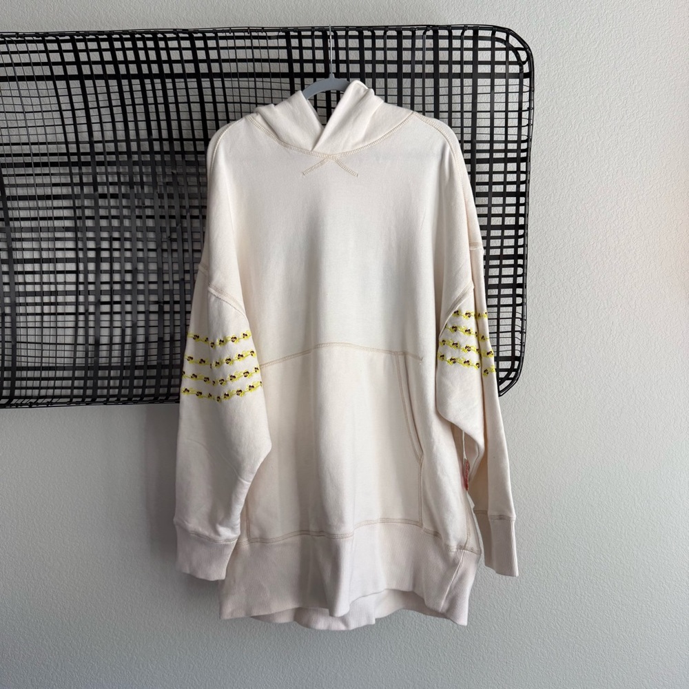 Free people At My Best Embroidered logo Hoodie - Picture 2 of 9